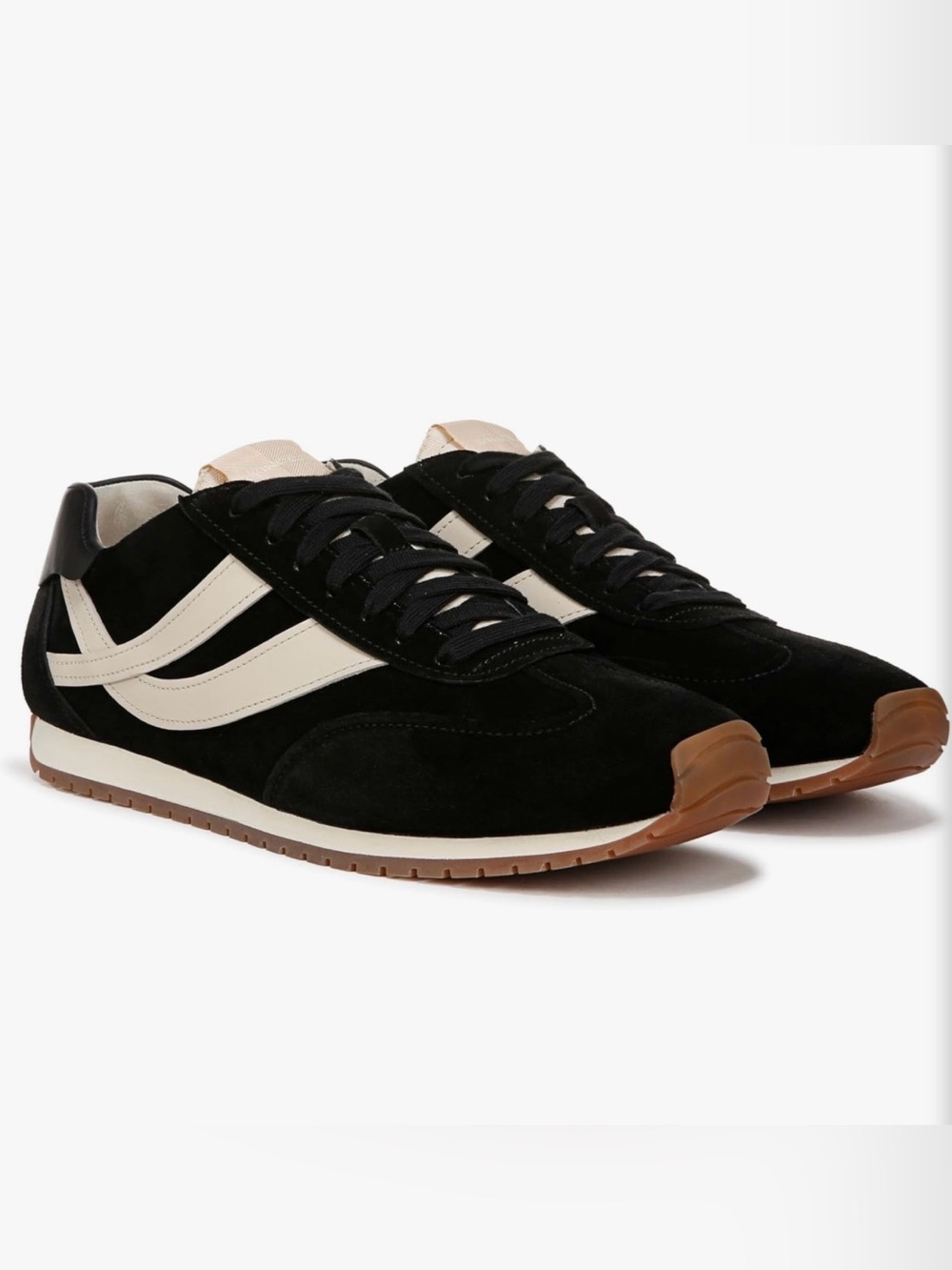 BNIB Vince 100% Leather Mens Oasis Runner-m Lace Up Fashion Sneaker Sneaker Sz 7